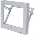 Produktbild: WOLFA Mehrzweck Kipp-Fenster PLUS Kunststoff weiß 400x400 mm mit Isolierglas - Weiß