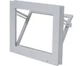 Produktbild: WOLFA Mehrzweck Kipp-Fenster PLUS Kunststoff weiß 400x400 mm mit Isolierglas