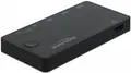 Produktbild: DeLOCK 11477 Tastatur/Video/Maus (KVM)-Switch Schwarz (11477)