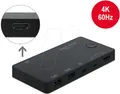 Produktbild: DELOCK 11477 - KVM Switch, HDMI, USB-C