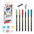 Produktbild: 1340 Metallic Pinselstift - 6er-Set - flexible Pinselfeder 1-6 mm - Metallic ...