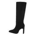 Produktbild: Ital-Design Damen Elegant High-Heel-Stiefel (81441168) Blockabsatz High-Heel Stiefel in Schwarz