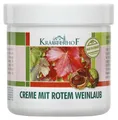 Produktbild: Kräuterhof Handcreme Rotweinlaub Creme Beinpflege Fußpflege 250ml für müde Beine Dose, 1-tlg., Creme Fußcreme Beincreme Venencreme Rosskastanie