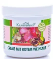 Produktbild: Kräuterhof mit rotem Weinlaub 250ml - Pflegende Creme für Beine und Füße