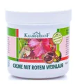 Produktbild: 3x250ml Kräuterhof mit rotem Weinlaub 250ml - Pflegende Creme für Beine und Füße
