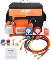 Produktbild: VEVOR Vakuumpumpe 113L/min Unterdruckpumpe 180W 200ml-Ölkapazität Vakuumgeräte Verteiler-Manometer-Set Klimaanlage Kfz-Kühlsystemen