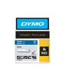 Produktbild: DYMO Rhino-Industrie-Vinyletiketten | 19 mm x 5,5 m | weiß auf blau | selbstklebendes Schriftband