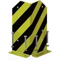 Produktbild: Rammschutzecke Schwarz/gelb Höhe 400 Mm - Meta