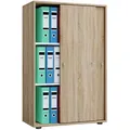 Produktbild: P & B Aktenschrank, Sonoma Eiche, Holzwerkstoff, 2 Fächer, 70x111x37 cm, abschließbar, Arbeitszimmer, Aktenschränke