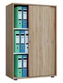 Produktbild: VCM - Büroschrank Schiebetüren Lona 3fach B. 70 x  H. 111 x T. 40 cm
