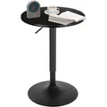 Produktbild: Woltu Bartisch,, Schwarz, Holzwerkstoff, Metall, Bodenplatte, 52x91x52 cm, Esszimmer, Barmöbel, Bartische