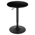 Produktbild: Bartisch, höhenverstellbarer, höhenverstellbar Stehtisch aus MDF Schwarz, BT35sz