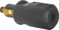 Produktbild: Berker 4637 Normstecker für Steckdose 12V Integro schwarz matt