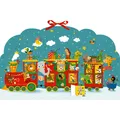 Produktbild: Memo-Adventskalender – Bunte Weihnachtseisenbahn der Tiere Anne Mußenbrock