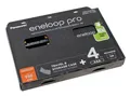 Produktbild: 4er Pack Panasonic eneloop pro AAA HR03 Micro NiMH Akku mit Transportbox | BK-4H