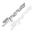 Produktbild: C-FUNN 3D Chrome Sport Logo Emblem Abzeichen Metall Aufkleber Aufkleber Rot / Silber / Schwarz für Autorennen - Silber