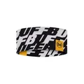 Produktbild: BUFF®| Stirnbänder CoolNet UV® Wide Männlich Weiblich Erwachsene Komfortabel, UPF50 Schutz, Sport, Stretch, Recyceltes Material, Qualität, Einheitsgröße, Noir Logo
