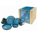 Produktbild: CreaTable Nordic Fjord Blue Kombiservice 10-tlg Steinzeug