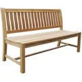 Produktbild: Zebra  Gartenbank Lexington, Edelstahl, Teak, Holz, Metall, Teakholz, massiv, 3-Sitzer, 150x93x61 cm, Typenauswahl, Holzmöbel, Sitzgelegenheiten Holz, Gartenbänke Holz