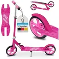 Produktbild: ArtSport Scooter Cityroller Girl Power - Big Wheel & klappbar - Kinder Roller Pink - Rosa