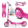 Produktbild: ArtSport® Scooter Cityroller Big Wheel 205mm Räder klappbar & höhenverstellbar - Kinder-Roller ab 3 Jahre - Tretroller bis 100 kg - pink