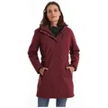 Produktbild: Killtec Parka KOW 165 WMN PRK Wasser- und winddichter Parka mit Teddyfleece und abnehmbarer Kapuze rot 48 EU