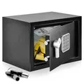 Produktbild: SereneLife Tresor für Zuhause, Safe Tresor- 6,3L, Möbeltresor, Safe Feuerfest, Boden/Schrank & Wandtresor mit Digitalem Zahlenschloss, Safebox mit Doppelbartschloss, für Hasuse Büro- Schmuck & Bargeld