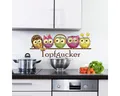 Produktbild: Sunnywall Wandtattoo niedliche Topfgucker Eulen Wandaufkleber für die Küche, Künstler: Sunnywall, selbstklebend