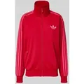 Produktbild: adidas Originals Regular Fit Sweatjacke mit Stehkragen Modell 'Firebird' in Rot, Größe XS