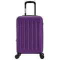 Produktbild: Flexot® F-3045 | Koffer mit V-Erweiterung | Alu-Teleskopgriff | 360° Räder leise rollend | Bordcase | Kabinengepäck | Reisekoffer | Trolley | (Violett, M, Handgepäck)