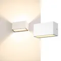 Produktbild: SLV 1005153 SITRA M UP/DOWN LED Außen Wandleuchte weiss umschaltbare Farbtempera