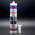 Produktbild: (19,83€/L) AQUA-DICHT, grau (300 ml) Reparatur-Dichtmasse, faserverstärkt