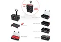 Produktbild: Kreher Werkzeugtrolley 'Q-Brick' aus Kunststoff in Schwarz (Module wählbar)