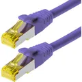 Produktbild: Helos Patchkabel S/FTP (PIMF) CAT 6a lila 15m (S/FTP, CAT6a, 15 m) (191053)