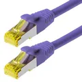 Produktbild: Helos Patchkabel S/FTP Cat 6a lila 15,0m