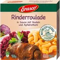 Produktbild: Erasco Rinderroulade in Sauce mit Nudeln und Apfelrotkohl 1 St., 1 St.