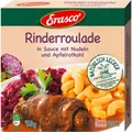 Produktbild: Erasco Rinderroulade in Sauce mit Nudeln und Apfelrotkohl  1 St., 1 St.