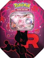 Produktbild: Pokemon TCG Team Rocket's Mewtwo Tin Box – Deutsch – NEU/Sealed Limitiert