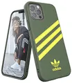 Produktbild: adidas Hülle Entwickelt für iPhone 12 / iPhone 12 Pro 6.1, Fallgeprüfte Hüllen, stoßfeste erhöhte Kanten, Original Schutzhülle, Wild Pine/Säuregelb