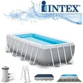 Produktbild: Frame Pool Set Prism Quadra 488 x 244 x 107 cm Rechteckpool Set - Intex