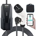 Produktbild: VEVOR Tragbares EV-Ladegerät 3,68 kW Ladegerät für Elektrofahrzeuge EV-Ladekabel Typ 2(IEC62196) CEE 7/7 Stecker 8-16A 1-Phasig EV-Ladestation 8...