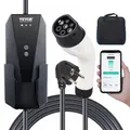 Produktbild: VEVOR Tragbares EV-Ladegerät 3,68 kW Ladegerät für Elektrofahrzeuge EV-Ladekabel Typ 2(IEC62196) CEE 7/7 Stecker 8-16A 1-Phasig EV-Ladestation 8,6m
