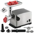 Produktbild: ProfiCook Fleischwolf 1200W elektrisch | 3 Lochscheiben | Wurstfüller | PC-FW