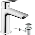 Produktbild: hansgrohe Logis Waschtischmischer Fine, CoolStart, ComfortZone110, Zugstangen