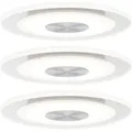 Produktbild: Paulmann - 92907 Whirl LED-Einbauleuchte 3er Set led led fest eingebaut 4.9 w Aluminium (gebürstet),