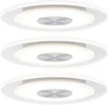 Produktbild: Paulmann 92907 Whirl LED-Einbauleuchte 3er Set LED LED fest eingebaut 4.9W Aluminium (gebürstet), Satin