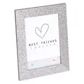 Produktbild: walther design Bilderrahmen silber 10 x 15 cm glitzernde Oberfläche, Twinkle Portraitrahmen IT015S