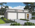 Produktbild: Doppelgarage Outdoor Life Hawaii mit Sektionaltoren, Geräteraum 820 x 579,6 cm l