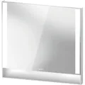 Produktbild: Duravit Qatego Spiegel, Lichtfelder seitlich, dimmbar, 800x750x65mm, QA7082018180000, Farbe: Weiß Matt