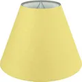Produktbild: Wogati® Premium Lampenschirm E14/E27 Baumwolle | verschiedene Größen & Farben | Farbe: Gelb/Größe: M | Lampenschirm Stehlampe + Lampenschirm Hängelampe + Lampenschirm für Tischlampe